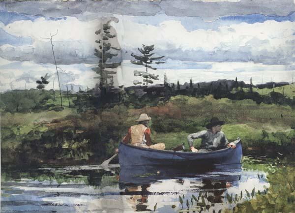 Winslow Homer The Blue Boat (mk44) France oil painting art